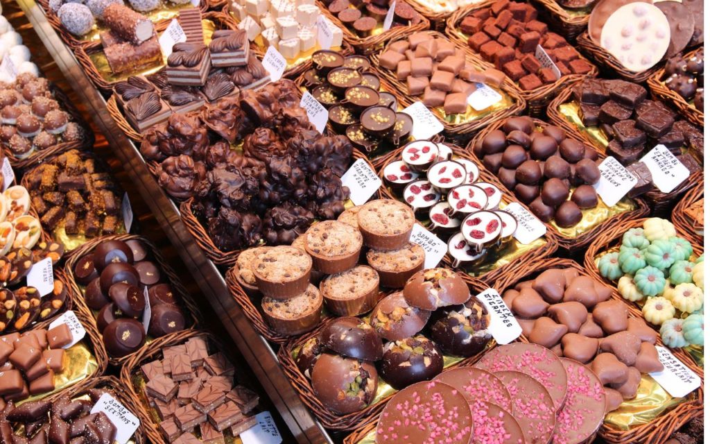 słodycze w Hiszpanii