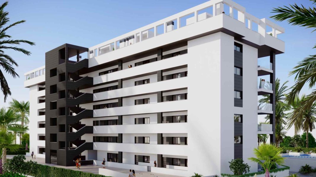 Nowe apartamenty w Hiszpanii w kompleksie Eden Beach La Mata