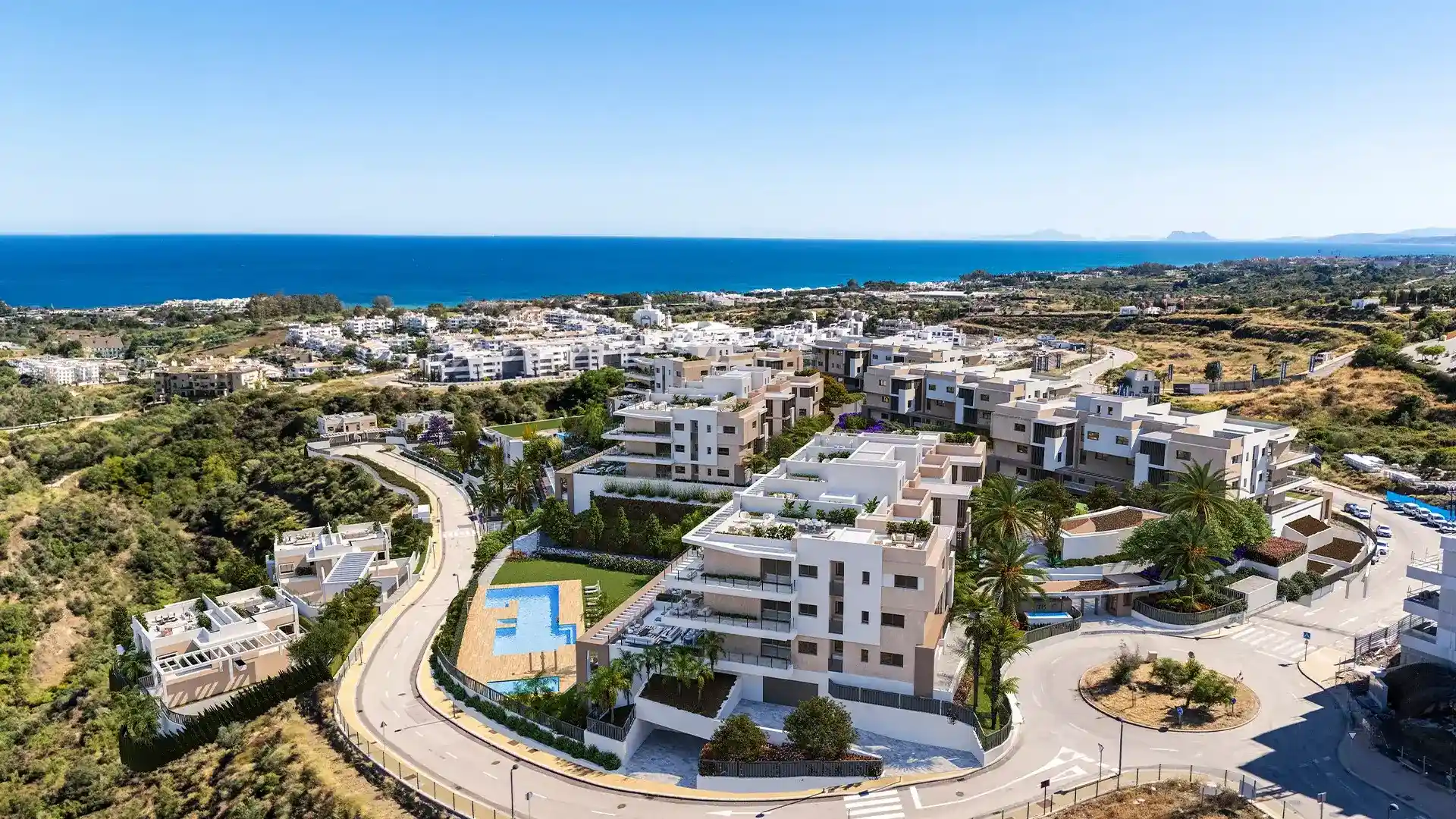 Słoneczne nowe osiedle na Costa del Sol