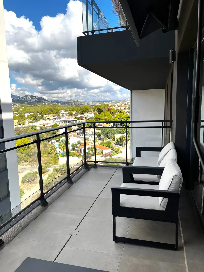 Widok na góry w Calpe