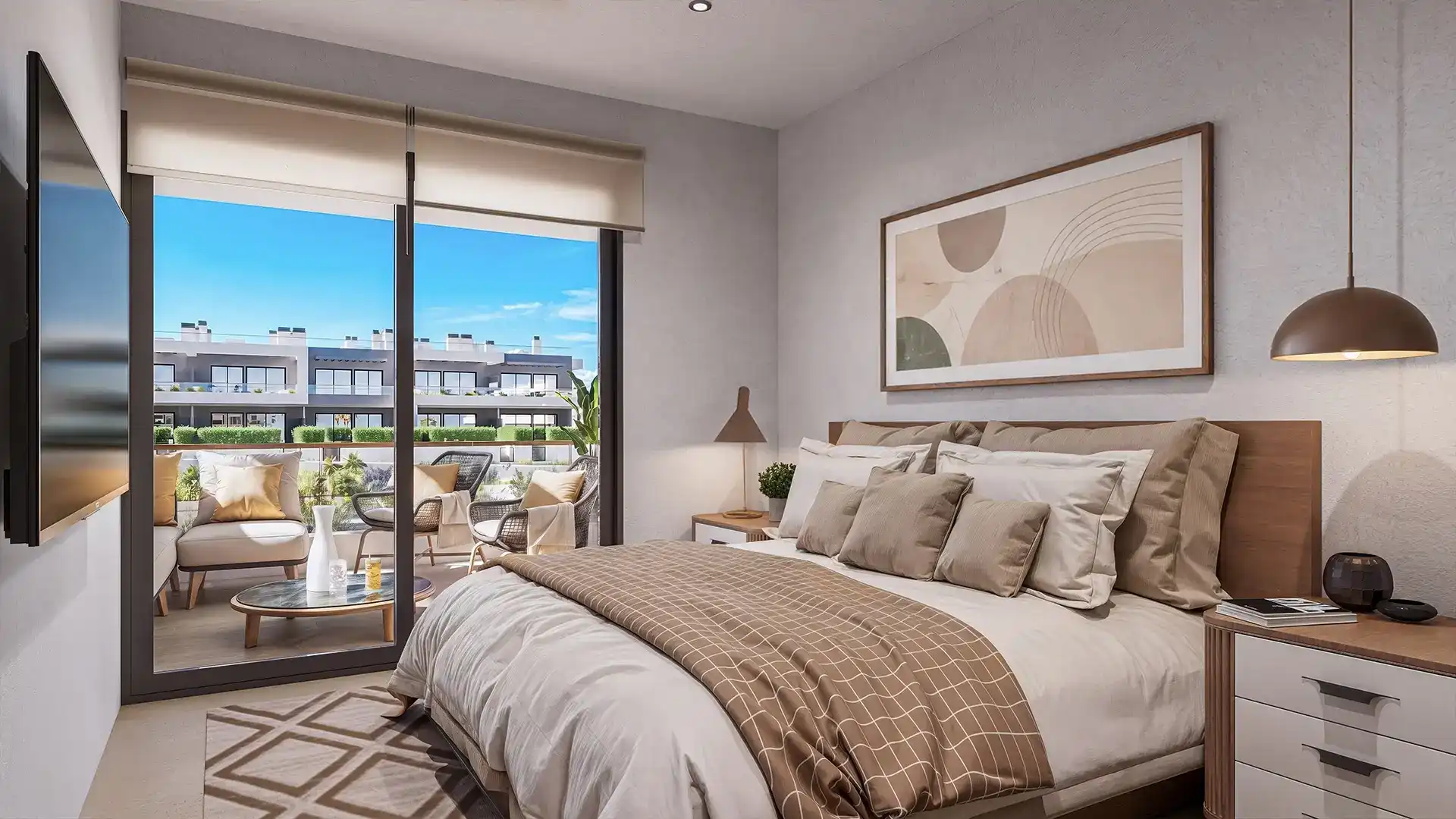Wnętrze apartamentów Torrevieja